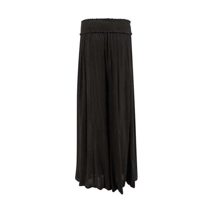 Bohemian Black Cotton Breeze Trousers