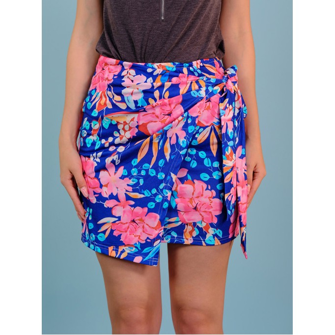 FLORAL KNOT SHEATH CASUAL SKIRTS