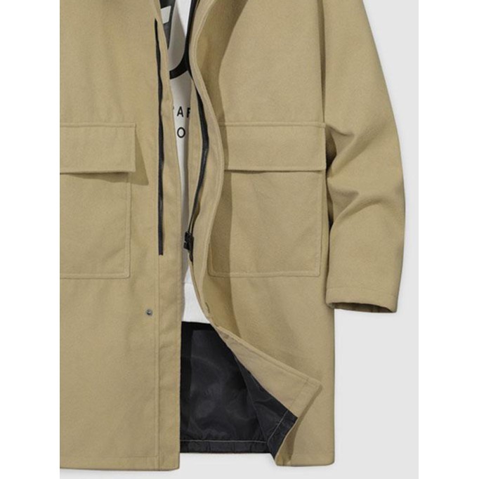 Men's Casual Oversized Coat Long Jacket