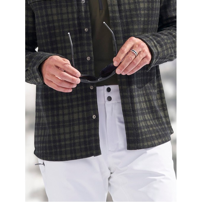 Men's Casual Oversized Plaid Coat Jacket