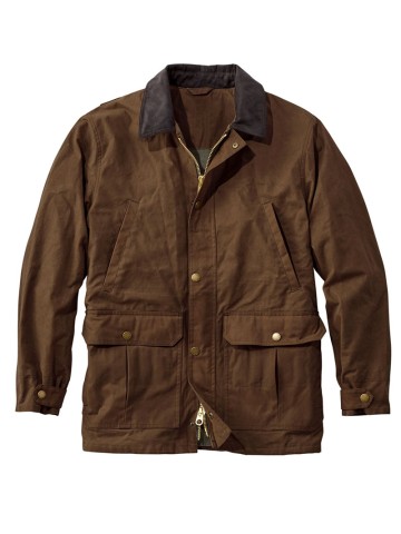 Men's Double L Waxed-Cotton Upland Coat