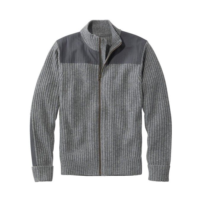 Men's full zip sweater