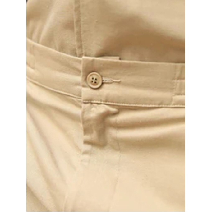 Men's Khaki Stretch Twill Pants