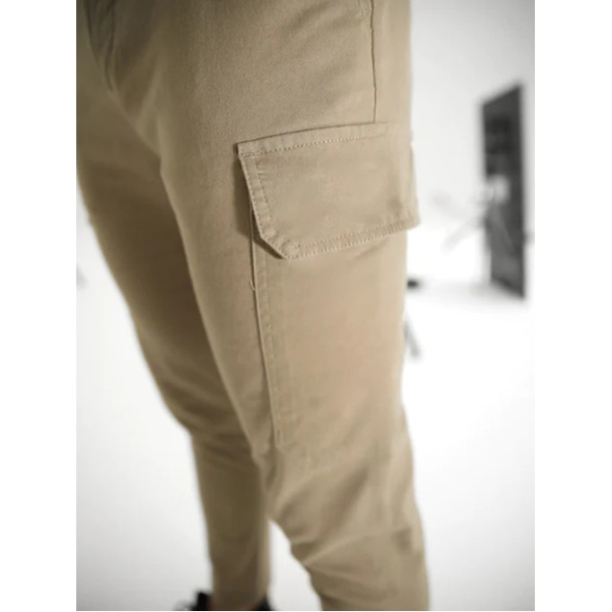 Men's Khaki Stretch Twill Pants