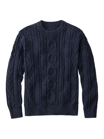 Men's soft cotton crew neck sweater