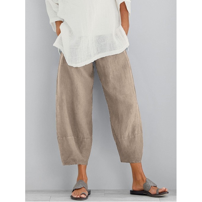 Women's casual cotton loose pants