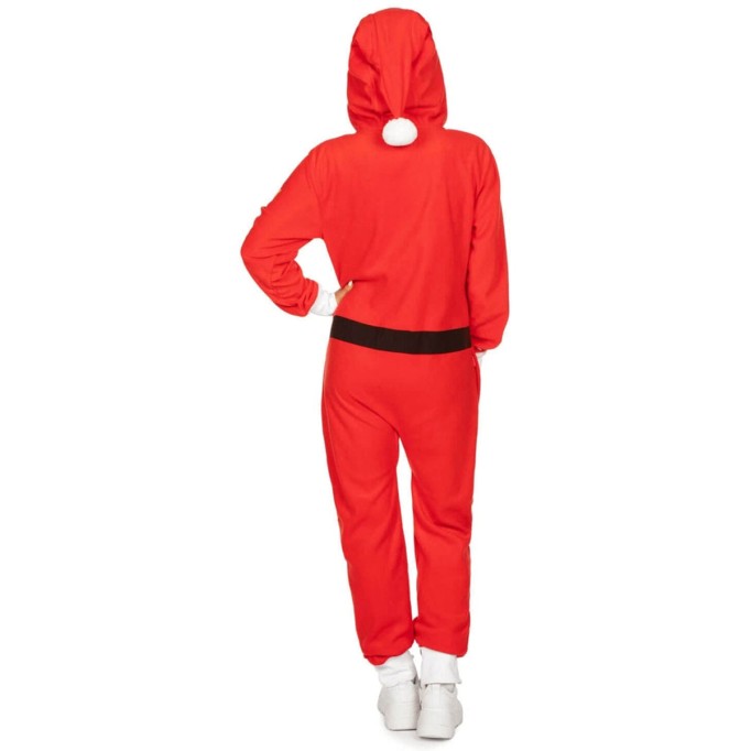 Women's Christmas Hooded Jumpsuit
